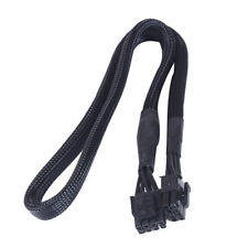 50cm CPU 8Pin Power Supply Cable Black For Corsair RM x Series 8 PIN to 4+4 PSU picture