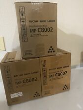 Ricoh MP C8002 Lot off 3 Black  Toner Cartridge 842083 New Genuine picture