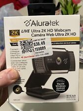 Aluratek 2K HD Webcam with Dual Stereo Noise Cancelling Mics, Auto Focus picture