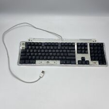Apple Pro Keyboard Clear w 2 USB Ports - Missing Some Buttons - Works Great  picture