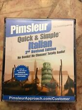 Pimsleur Quick and Simple Italian - 4 CD set picture