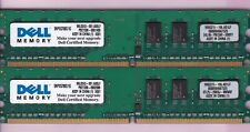 2GB 2x1GB PC2-6400 DELL SNPXG700C/1G ELPIDA DDR2-800 DESKTOP RAM MEMORY KIT DIMM picture