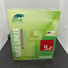 Novell SUSE LINUX Professional 9.2 Operating System Software New Sealed In Box picture