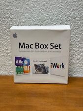 Apple Mac Box Set includes Mac OS X, Leopard, iLife, And iWork MC680Z/A USED picture