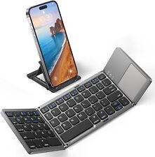Mini Folding Wireless Bluetooth Keyboard With Touchpad for Laptop Tablet Phone picture