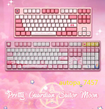 Sailor Moon Mechanical Keyboard Hot Swap Keypads Wired Mode Gifts 3087 Cute New picture