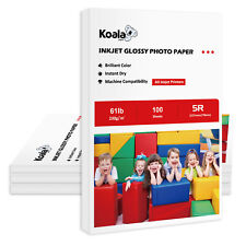 Koala Premium Photo Paper 5X7 Glossy 400 Sheets 61lb Heavy Inkjet Epson Canon HP picture
