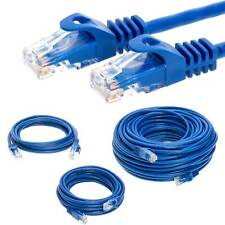 Cat5e CAT5 Network Ethernet Computer Patch Cable PC XBOX, PS3, PS4 Blue lot picture