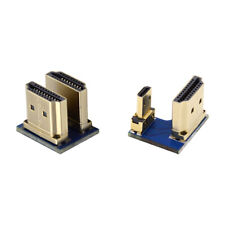 CABLECY 2pcs/set HDMI to Micro HDMI Male Connector for Raspberry PI 3B/3B+/4B picture