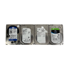 Mixed Lot 4x HDDs - Skyhawk 4TB | Seagate 2TB/5TB | WD Blue 6TB Tested picture