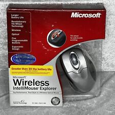 Microsoft Wireless Intellimouse Explorer 2.0 1007 Silver New In Sealed Box picture