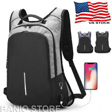 Anti-Theft Men Women Travel Backpack USB Charge Laptop School Bag Rucksack M335 picture