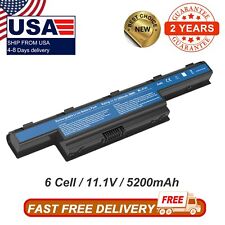 6 Cell Laptop Battery for Acer AS10D31 AS10D51 Gateway 4741 4551 AS10D71 AS10D75 picture