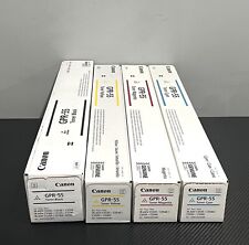 CANON GPR-55 Toner Cartridge Set Black Cyan Magenta Yellow C5535i,C5540i,C5550i picture