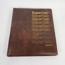 Vintage 1982 Original SuperCalc by SORCIM Software for CP/M & Owner's Manual picture