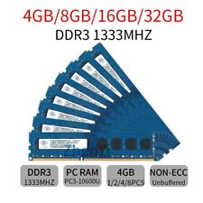 Nanya 32GB 16GB 8GB 4GB DDR3 1333MHz PC3-10600U 240Pin Desktop PC Memory LOT BT picture