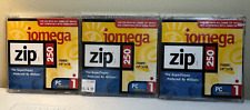 Iomega 250MB Zip Super Floppy Disks, Formatted for PC 1 New & Sealed, 2 Opened picture