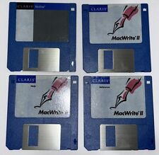 Vintage CLARIS MacWrite II for Mac Floppy Disks picture