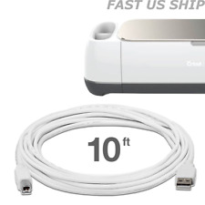 Longer 10ft Quality White Lead Wire Cord USB Cable for Cricut Maker picture
