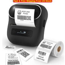 M220 Bluetooth Label Maker Machine Portable Wireless Thermal Barcode Printer Lot picture