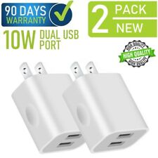 x2 10W Dual USB Wall Charger Cube for OEM Apple iPad 5 6 7, Amazon, Samsung,[F15 picture