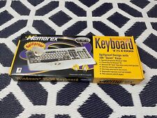 Vintage Memorex Windows 95/98 Keyboard - TS1000 Spillproof 109 Quiet Keys picture