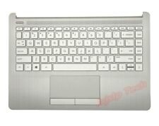 New For HP 14Z-DK 14DK 14-CF 14S-CF Palmrest Keyboard Touchpad L48648-001 Sliver picture