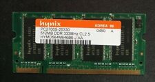 Hynix 512MB Memory DDR-333MHz PC-2700-S 200-Pin RAM SO-DIMM HYMD564M646B6-J AA picture