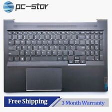NEW For Lenovo Slim 7 16IAH7 Palmrest Backlit Keyboard Top Cover 5CB1J38238 Gray picture
