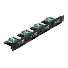 19” 1U Raspberry Pi Rack Mount with SSD Mounting Support Up to 4 Pis and SSDs picture