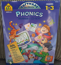 School Zone: Software On-Track Phonics #09332 PC MAC CD BRAND NEW FACTORY SEALED picture