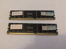 Two Used Super Talent D27RB1GW 1GB Regulated ECC Server Ram PC2700 DDR333 picture