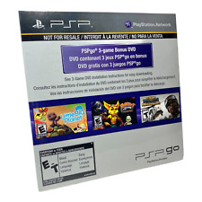 PSPgo 3 Game Bonus DVD NEW SEALED RARE HTF LittleBIG, Ratchet & Clank, SOCOM picture