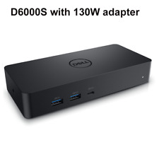 New Original For Dell D6000S Universal Dock Docking Station + 130W AC adapter picture