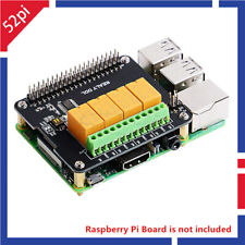 52Pi Original 4 Channel Relay Hat Board For Raspberry Pi 4B/3B+/3B/2B picture