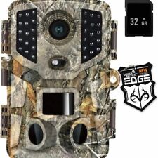 Trail Camera 1080P 24MP IP66 Waterproof with Night Vision Clear Camo Edge. picture
