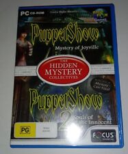 RARE PC GAME THE PUPPET SHOW - 2 PC GAME PACK (CD ROM, 2011) FREE POSTAGE  picture