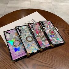 Square Laser Flower Cover Case For S10 S20 S21 S22 S23 S24 Z Flip 3 4 5 picture