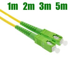 1M 2M 3M 5M SC/APC to SC/APC Simplex Single Mode Fiber Optic Patch Cable Yellow picture