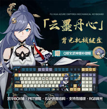 Official miHoYo Honkai Impact 3 Fu Hua RGB Backlit Mechanical keyboard Keycaps picture