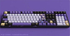 Official Genshin Impact Keqing Theme Mechanical Keyboard Gift Hot Swapping Anime picture