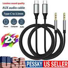 2pcs Type C to 3.5mm Jack Cable Car Audio Aux Adapter For iPhone 15 Pro Max 15 picture