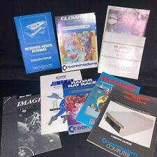 Commodore 64 Computer Software Instruction Manual Booklet Lot Manuals Only picture
