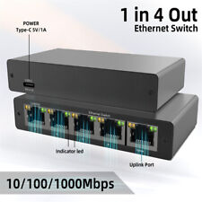 4 Outputs Port Multi-Gigabit Switch, Gigabit Ethernet RJ45 Ports, Network Switch picture
