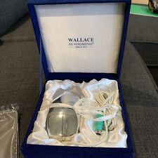 VTG Wallace Silversmith Silver Plated 2-Button PS/2 Mouse MUO6P Velvet Box NEW picture