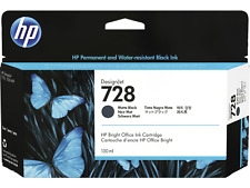 HP 728 130-ml Matte Black DesignJet Ink Cartridge, 3WX25A picture