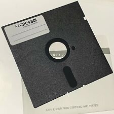 NEC PC-9801 MS-DOS 3.3B Floppy 5.25 5 1/4 PC98 VF VM RA RS RX DA DS DX FA FS FX picture