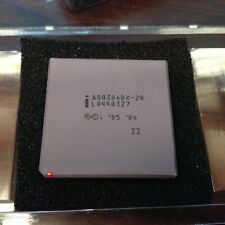 Intel A80386DX-20, ΣΣ Double sigma i386, rare vintage CPU, GOLD 85 86 picture