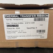 Lot of 6 Thermal Transfer Ribbon Resin Enhanced Wax 110mm x 450m New Open Box picture