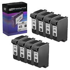 SPEEDYINKS Replacement for HP 45 / 51645A Black Ink Cartridge 8-Pack picture